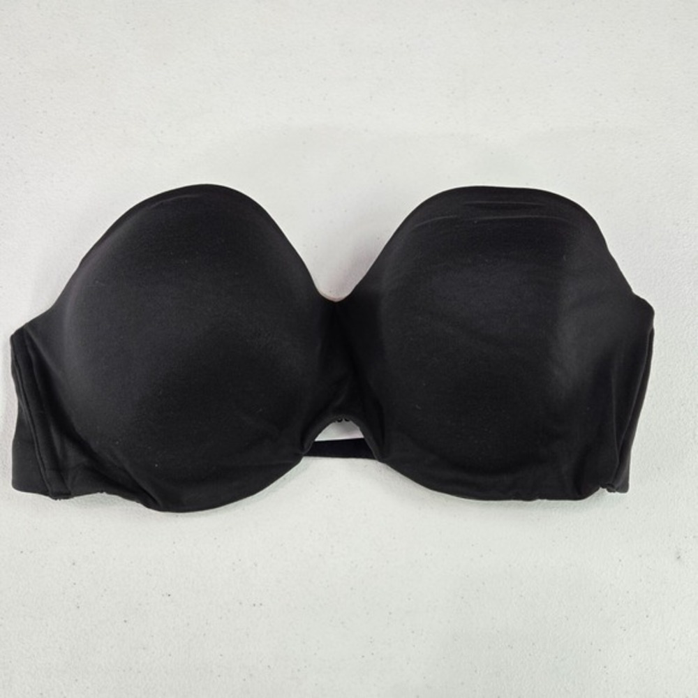 Lilyette Women Bra 38D Black Multiway Lightly Lined Underwire NO STRAPS